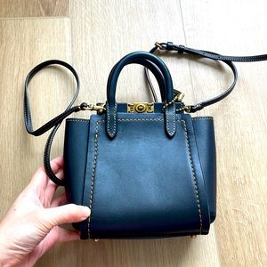 Coach black mini handbag/crossbody bag